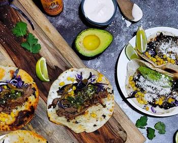 The New Way Making Recipe Slow Cooker Lamb Tacos with Mint Relish and Spicy Aioli Delicious Steady