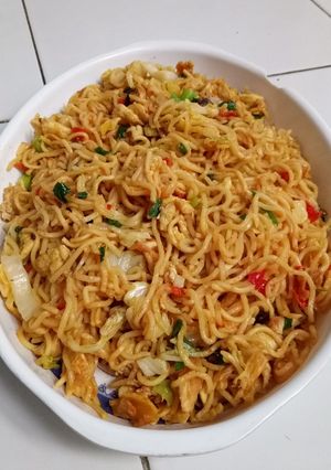 Foto resep Mie goreng sawi putih