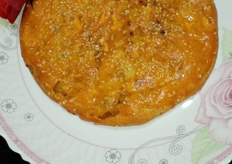 Recipe of Tasty Spicy Aloo stuffed naan in pateela