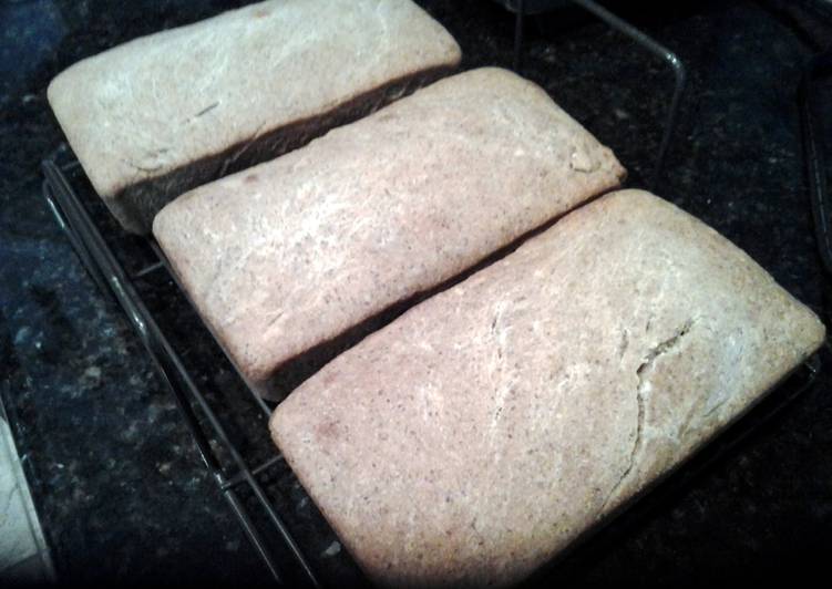 Simple Way to Prepare Tasty whole wheat sourdough bread