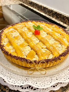 Una foto de Pastel con Nutella y Almendra “sin gluten” (Nutella and Almond cake “gluten-free”)
