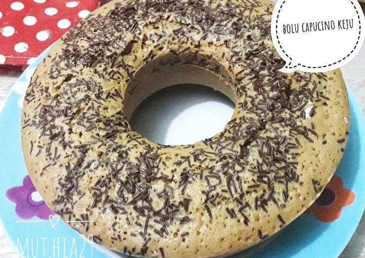 Bolu capucino keju meses