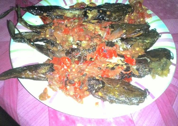 Lele Panggang Penyet