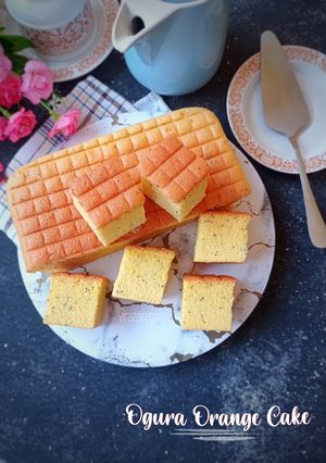 Foto resep ORANGE OGURA CAKE 🍊
