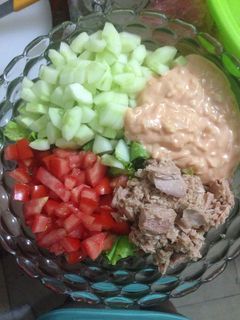 Hình của món Salad cá ngừ.
