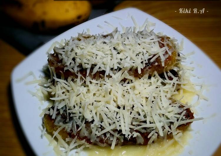 Resep Mudah Pisang Bakar Teflon Tabur Keju Mantul Banget