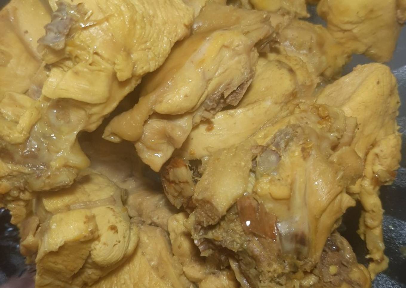 Ayam ungkep siap goreng