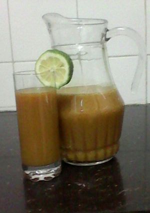 A picture of Tree Tomato Mango Juice.