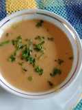Crema de lentejas rojas