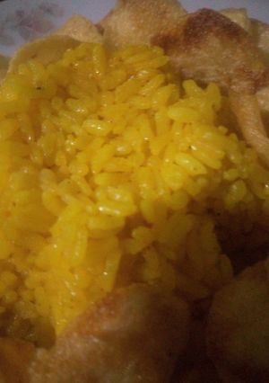 صورة لوصفة رز مصري بالكاري