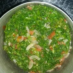 A picture of Fried Spinach.