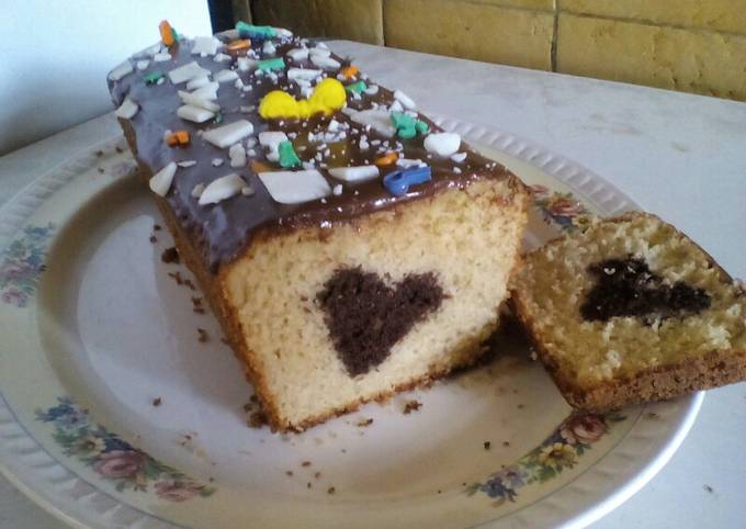 Recipe of Homemade Secret Heart Cake