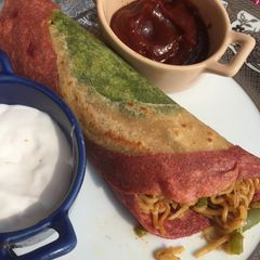 A picture of Tricolour wraps.