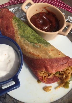 A picture of Tricolour wraps.