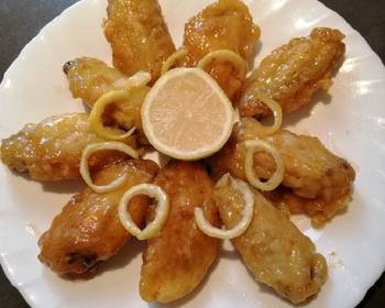 Update, Make Recipe Lemon Chicken Wings Very Delicious