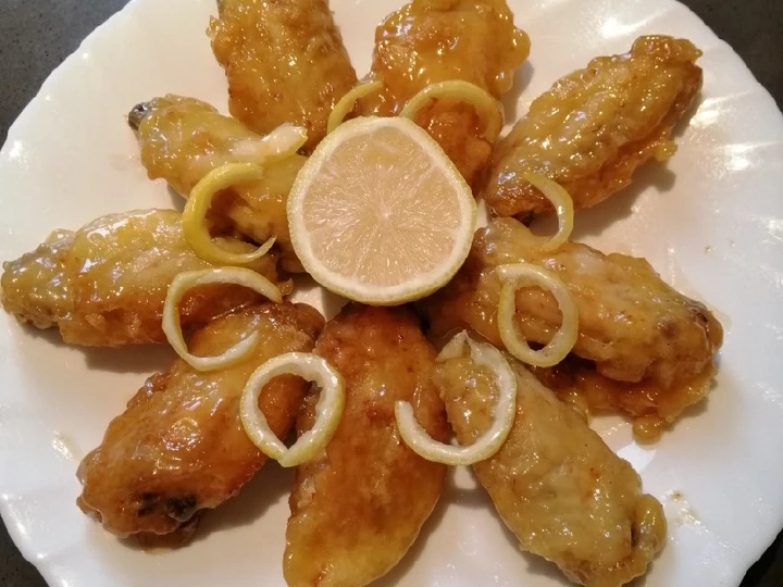 Easy Way Make Recipe Lemon Chicken Wings that is Delicious, Can Spoil the Tongue}