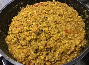 Une photo de Haricots mungo façon dahl