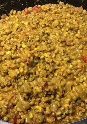 Une photo de Haricots mungo façon dahl
