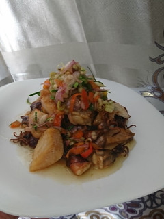 Foto resep Jambal cumi asin sambal matah