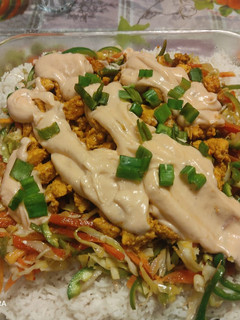 A picture of Bbq rice.