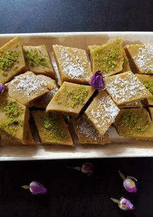 عکسی از دستور حلوای آرد نخودچی