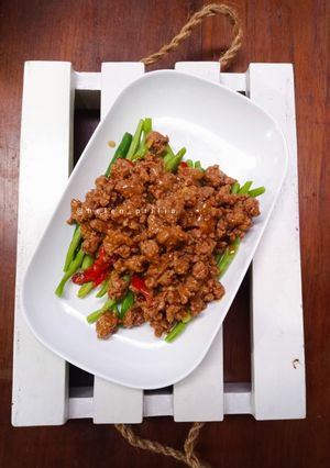 Foto resep Buncis siram tumis daging