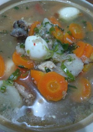 Foto resep Sup bakso telor puyuh