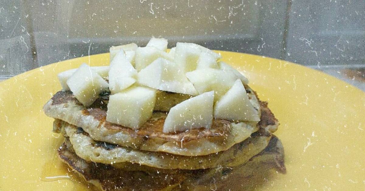 Pancakes de banana sin tacc Receta de Florencia Piñero Cookpad