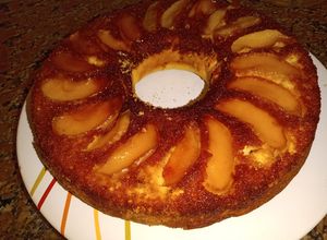 Una foto de Tarta de manzana fácil y rico