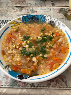 Una foto de Garbanzos con Verduras