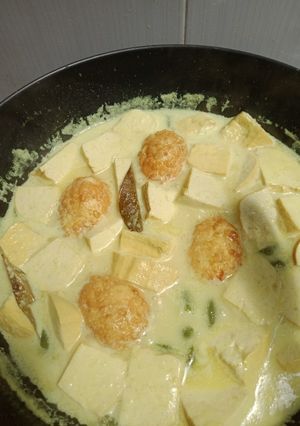 Foto resep Sayur tahu telor santan