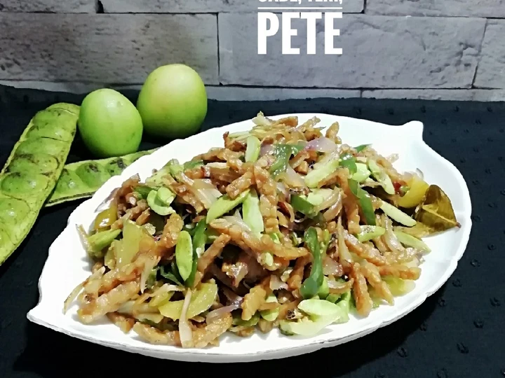 Langkah Mudah untuk Membikin Resep 747.Tumis Tempe Teri Pete Cabe Ijo yang Uenak Anti Ribet, Menggugah Selera