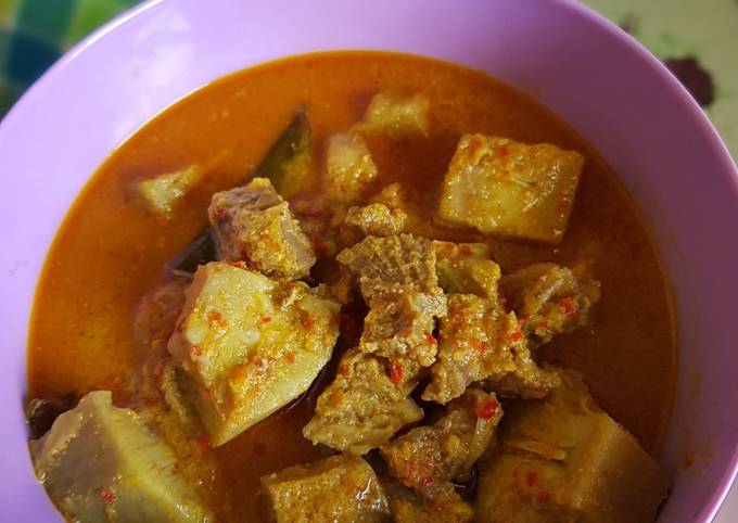 Standar Resep enak memasak Gulai nangka muda (tewel) yang nagih banget