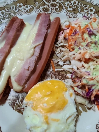 Receta Ensalada coleslaw - cortada en mandolina (sin crema)  que Muy delicioso