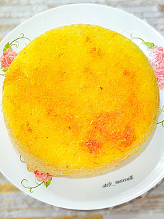 عکسی از دستور تهدیگ برنج ساده