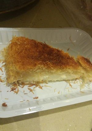 صورة لوصفة كنافه بالقشطه