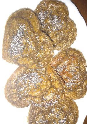 Una foto de Muffins de té negro y durazno