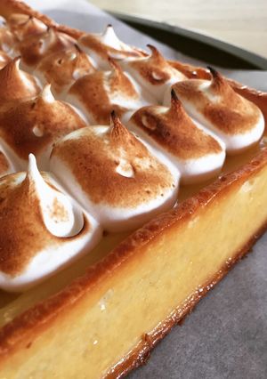 Une photo de Tarte au citron meringuée