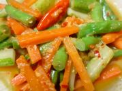 Gambar tumis timun bumbu kuning