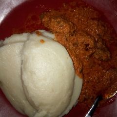 A picture of Semolina and melon soup.