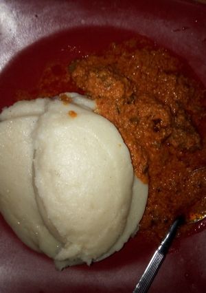 A picture of Semolina and melon soup.