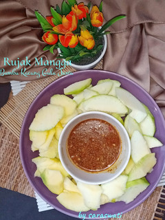 Foto resep Rujak Mangga Bumbu Kacang Gula Jawa