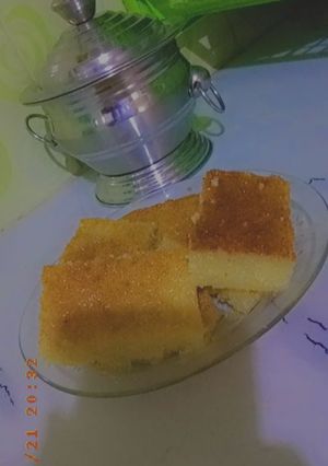صورة لوصفة بسبوسة