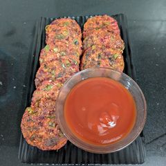 A picture of Oat vegetable tikki.