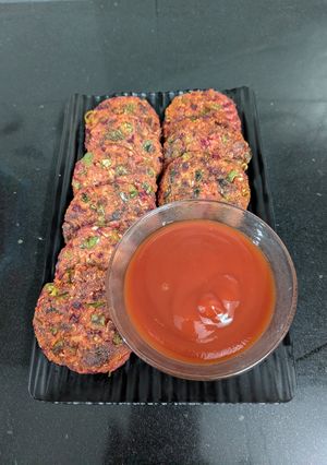 A picture of Oat vegetable tikki.