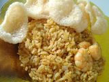 Nasi goreng udang sederhana