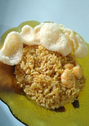 Foto resep Nasi goreng udang sederhana