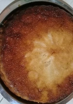Una foto de Torta de manzana invertida