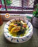 Masak lemak cili padi ayam kampung dengan pucuk ubi