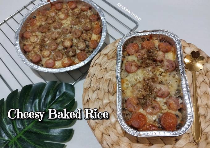 Resep Cheesy Baked Rice oleh Selera Ummi - Cookpad